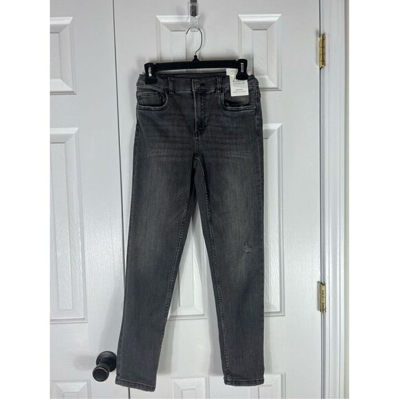 NWT Zara Childs Super Elastic Black Adjustable Waist Jeans Size 13/14 - Picture 1 of 4